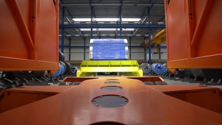 Terberg RT tractor and Movella Translifter at Steel Solutions 9