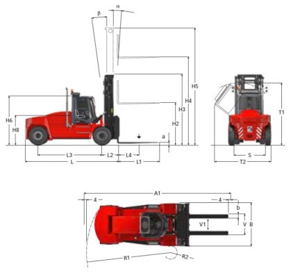 Kalmar Dcg180 6 Forklift Dimensions