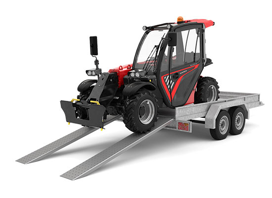 Manitou ULM Compact Telehandler On Trailer