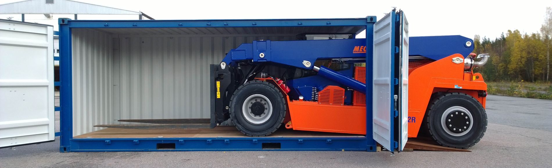 Meclift ML1812R Driving Inside To Side Opening 20ft Container