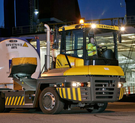 Terberg RT terminal tractor in port RoRo logistics