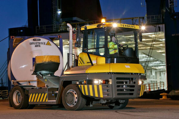 Terberg RT terminal tractor in port RoRo logistics