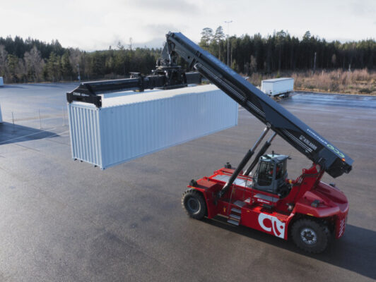 Kalmar Electric Reachstacker In Praktijk 3