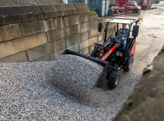 Manitou MLA Kniklader in de bouw 1