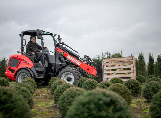 Manitou MLA Kniklader in de tuinbouw 2