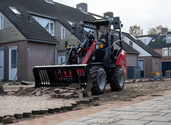 Manitou MLA Kniklader in de bouw 2