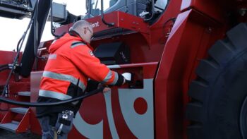 Screenshot Video Kalmar Elektrische Reachstacker