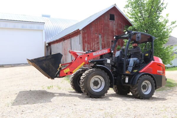 Manitou Kniklader Foto 1