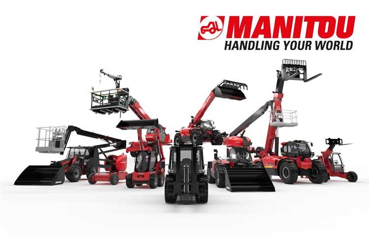 Manitou Productoverzicht Heftrucks Verreikers Hoogwerkers Met Logo