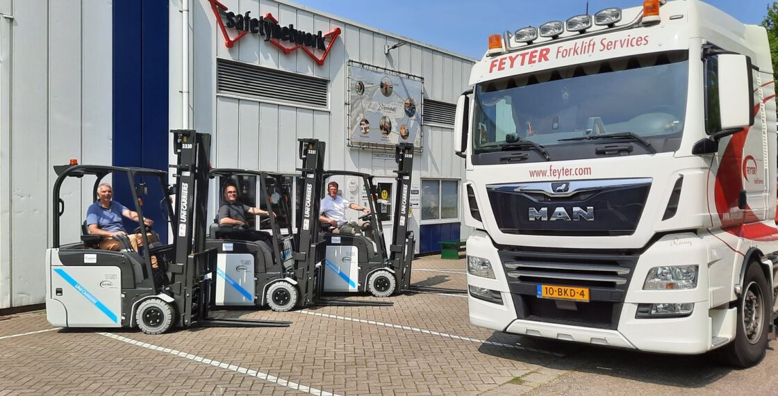 Nieuwe heftrucks Jonkman Opleidingen