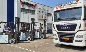 Nieuwe heftrucks Jonkman Opleidingen