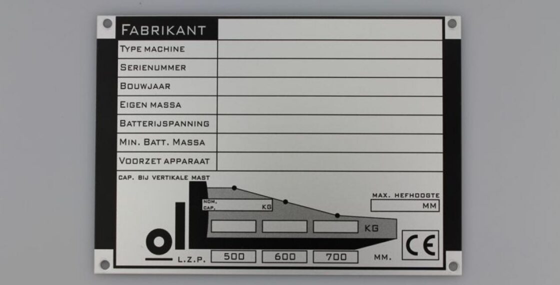 Heftruck Typeplaat Met Lastdiagram Uitgelegd