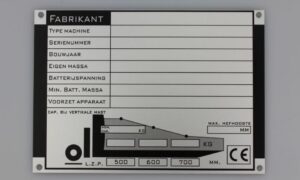 Heftruck Typeplaat Met Lastdiagram Uitgelegd