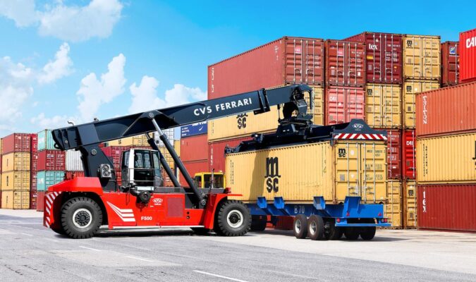 Cvs Ferrari Reachstacker Manipuladores Contenedores Feyter Iberia 34