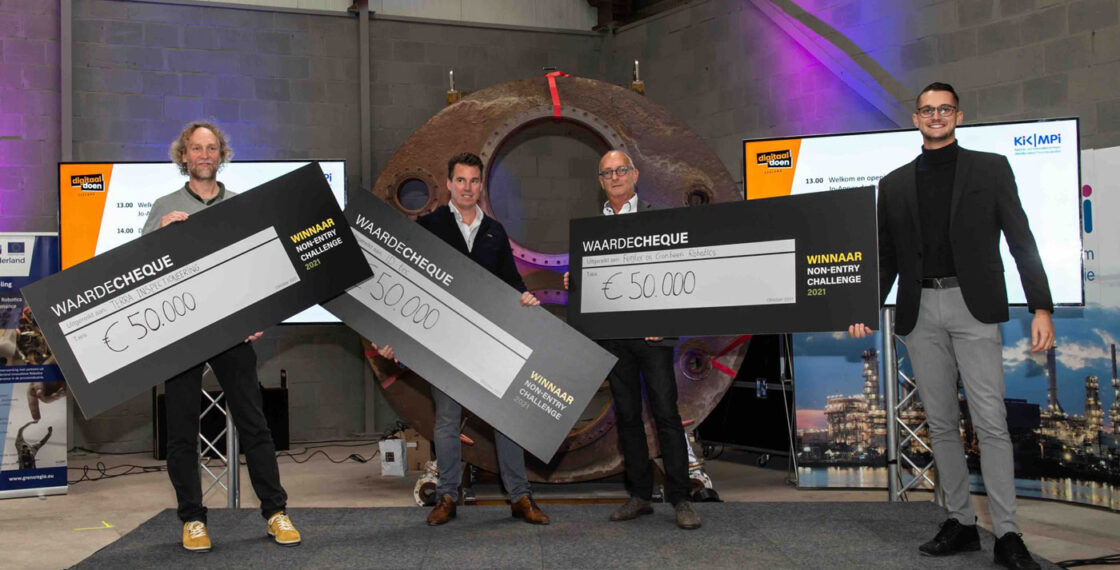 Feyter Industrial Services En Crombeen Robotics Winnaar Non Entry Challenge