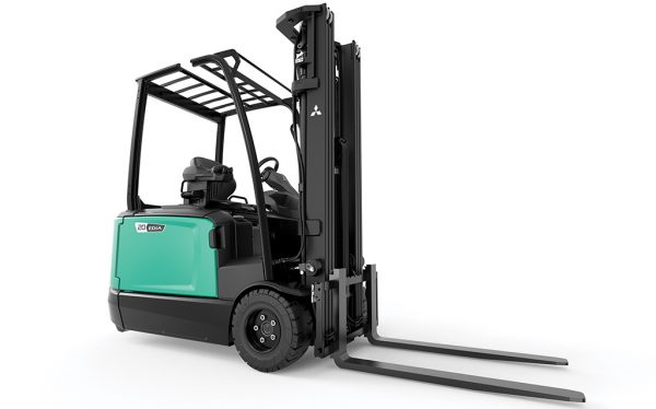 Mitsubishi elektrische heftruck standaard afbeelding